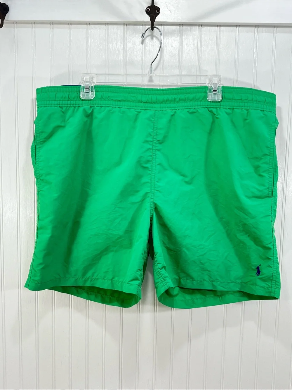 Polo by Ralph Lauren Green Swim Trunks Preppy Size XL
